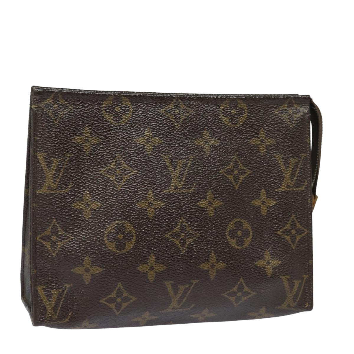 LOUIS VUITTON Monogram Poche Toilette 19 Pouch M47544 LV 82369