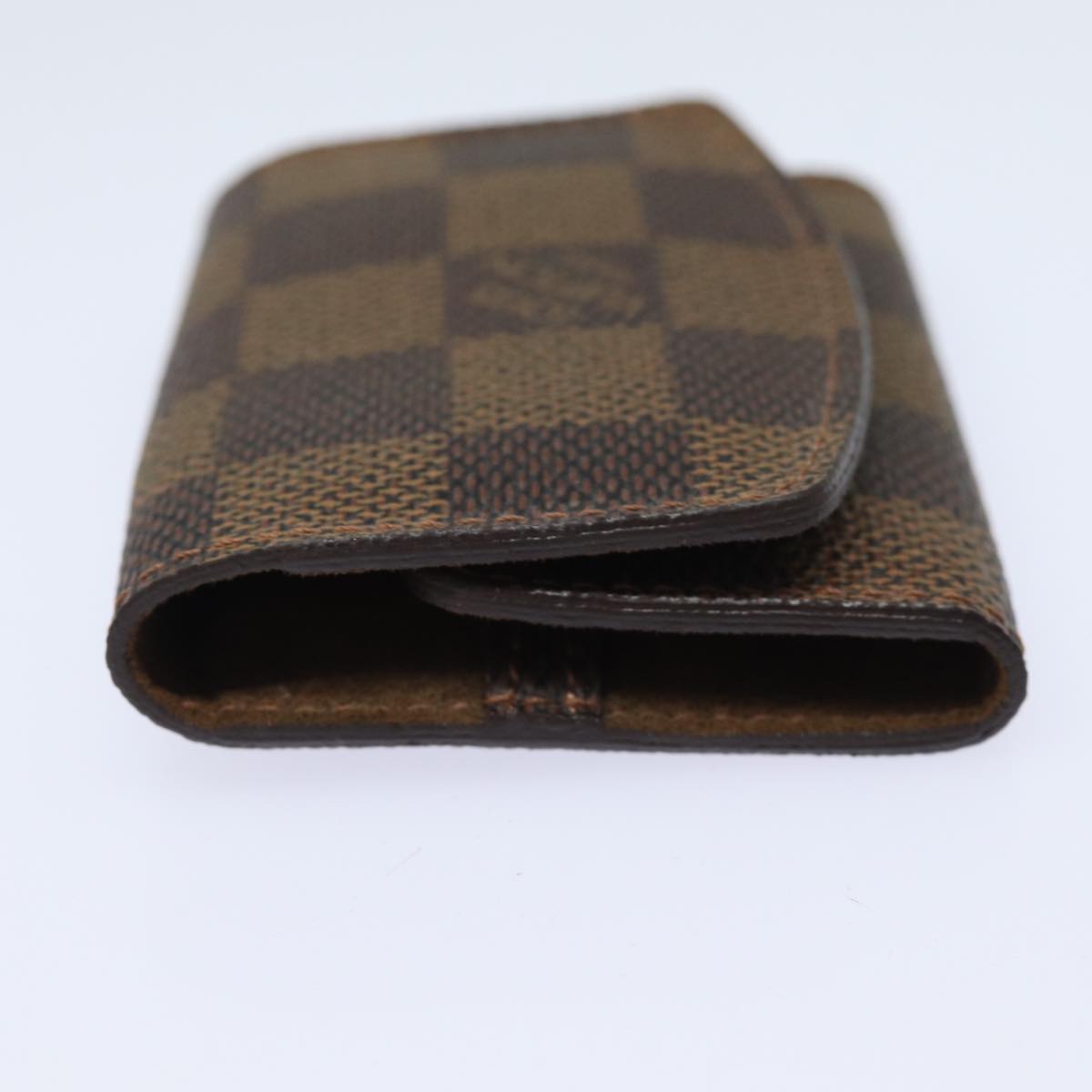 LOUIS VUITTON Damier Ebene Buton De Manchette Cuff Case M64600 LV 82483