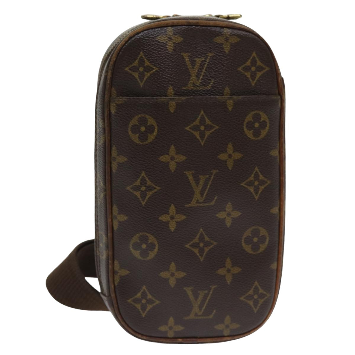 LOUIS VUITTON Monogram Pochette Gange Shoulder Bag M51870 LV 82489