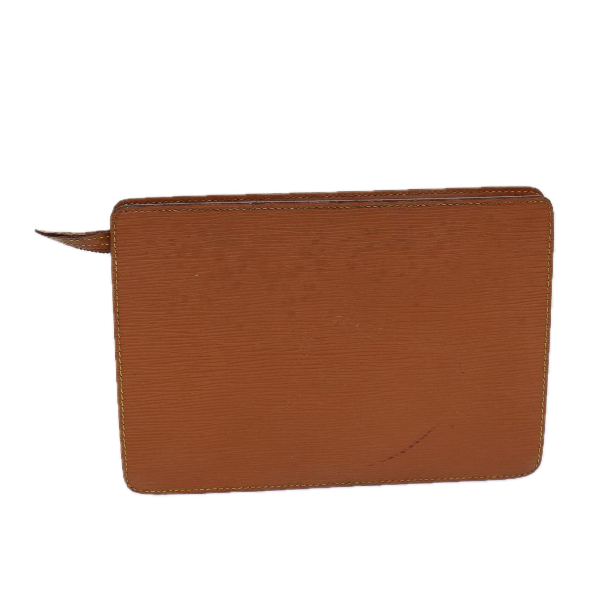 LOUIS VUITTON Epi Pochette Homme Clutch Bag Brown Zipang gold M52528 82491