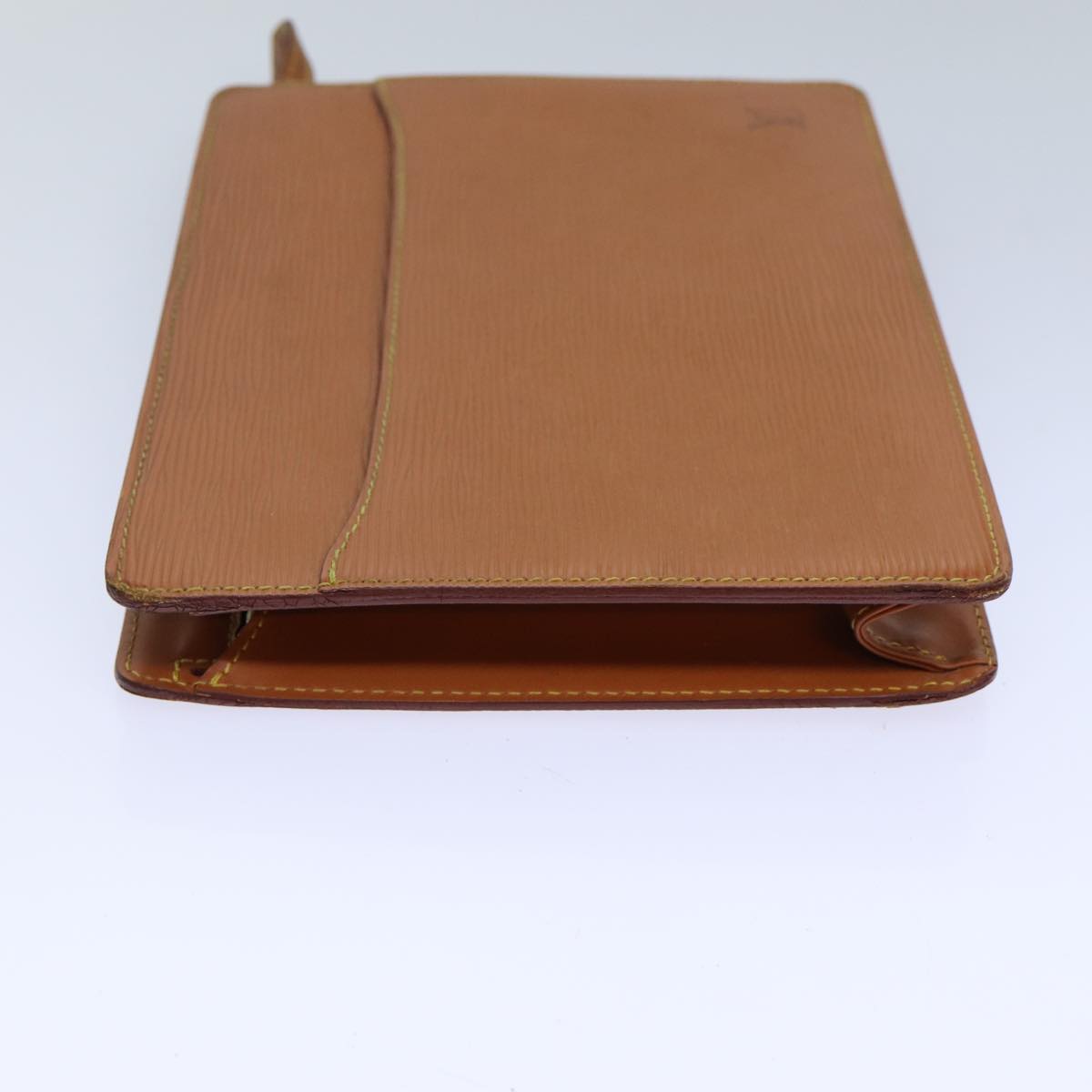 LOUIS VUITTON Epi Pochette Homme Clutch Bag Brown Zipang gold M52528 82491