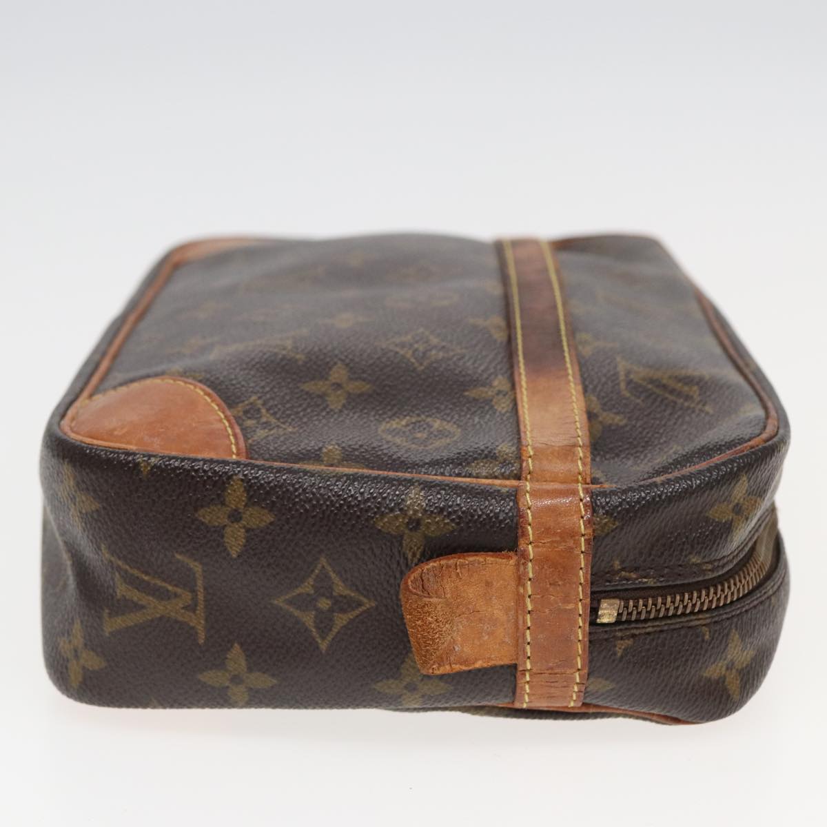 LOUIS VUITTON Monogram Compiegne 28 Clutch Bag M51845 LV 82501