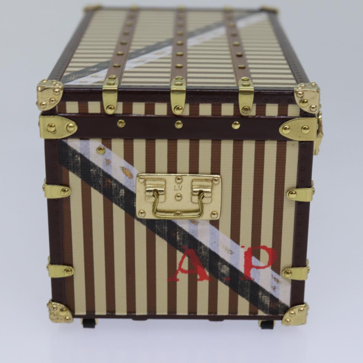 LOUIS VUITTON MALLE COURRIER 1888 Paper weight Beige Brown M99729 LV 82557