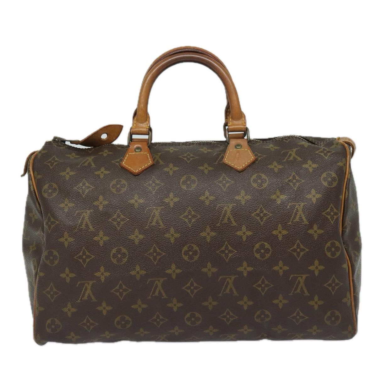 LOUIS VUITTON Monogram Speedy 35 Hand Bag M41524 LV 82796