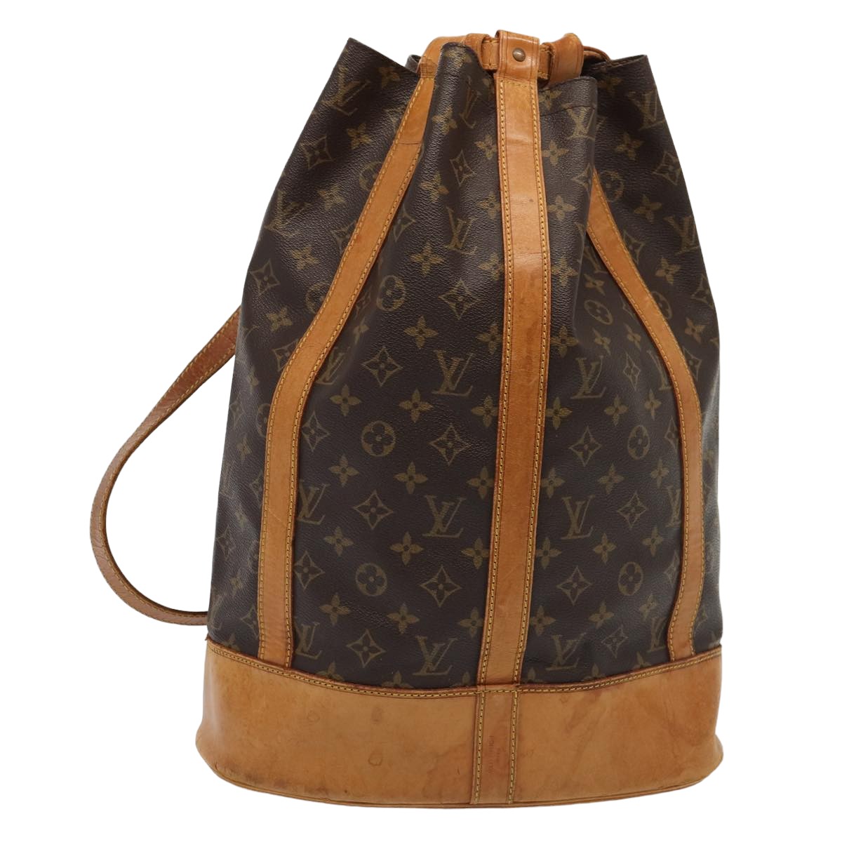 LOUIS VUITTON Monogram Randonnee GM Shoulder Bag M42244 LV 82807