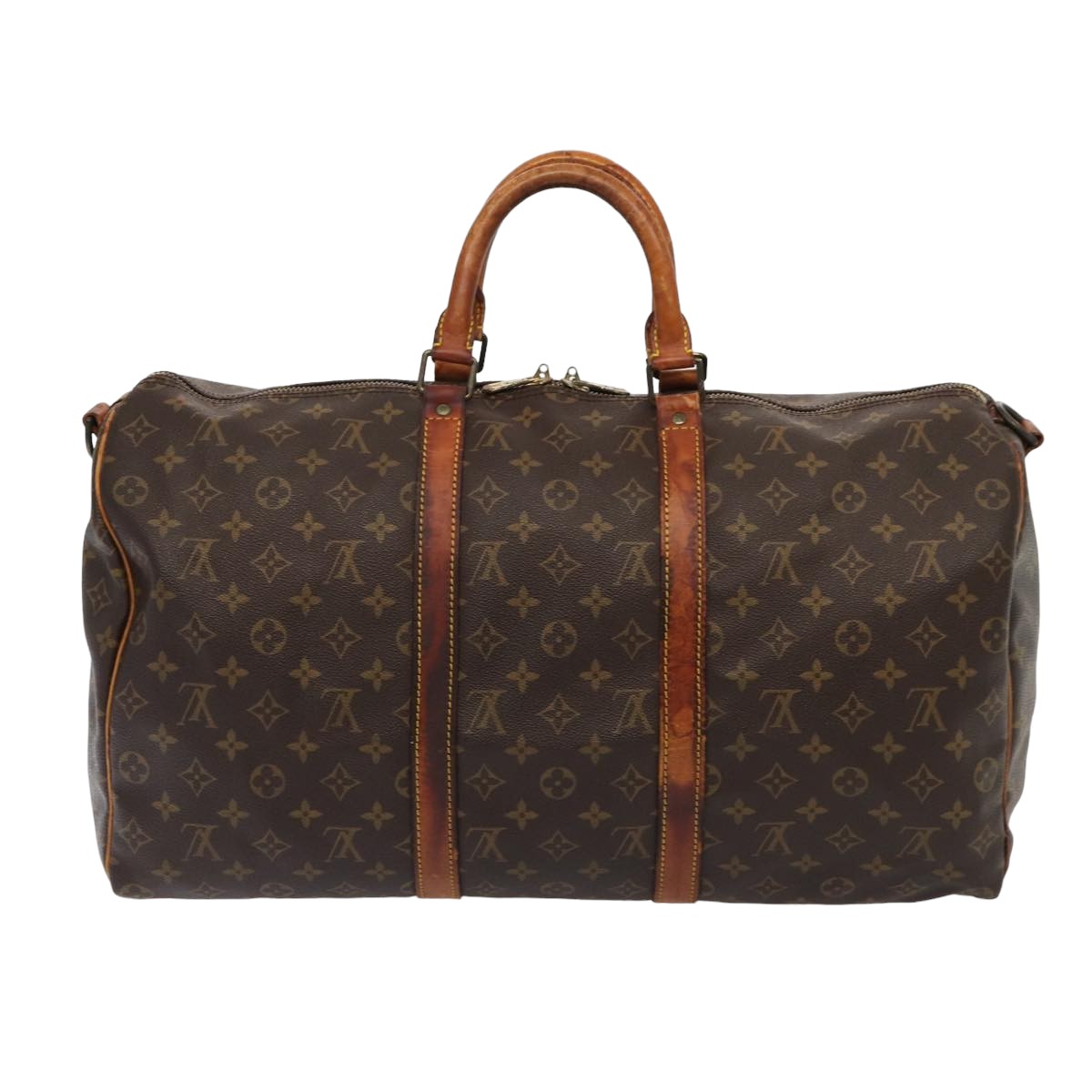 LOUIS VUITTON Monogram Keepall Bandouliere 50 Boston Bag M41416 LV 82809
