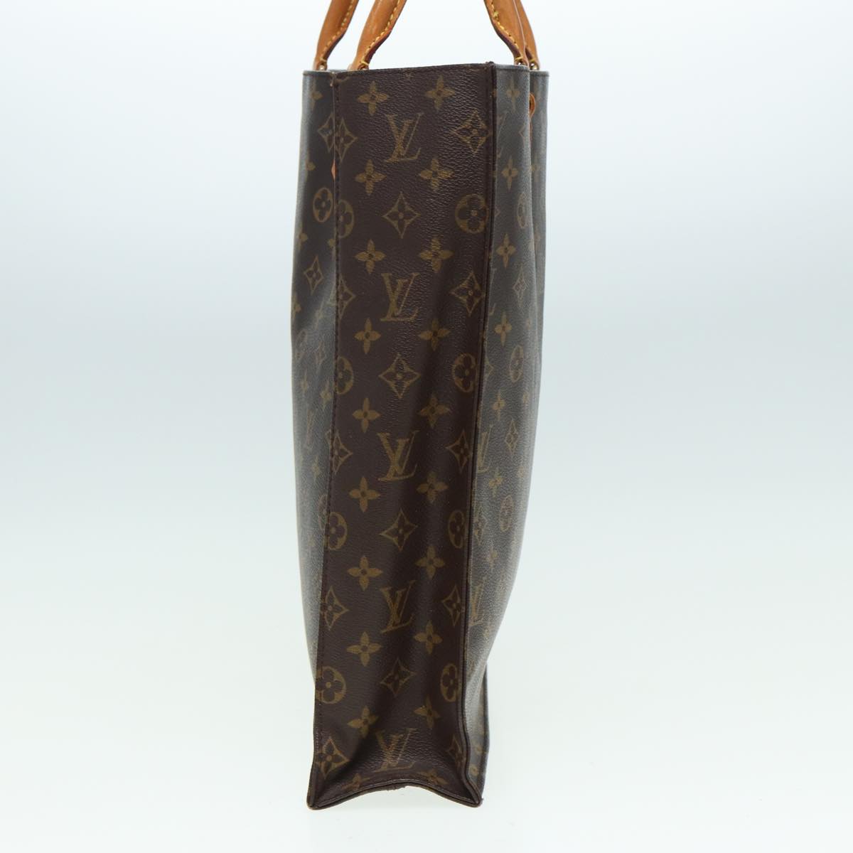 LOUIS VUITTON Monogram Sac Plat Hand Bag M51140 LV 82902