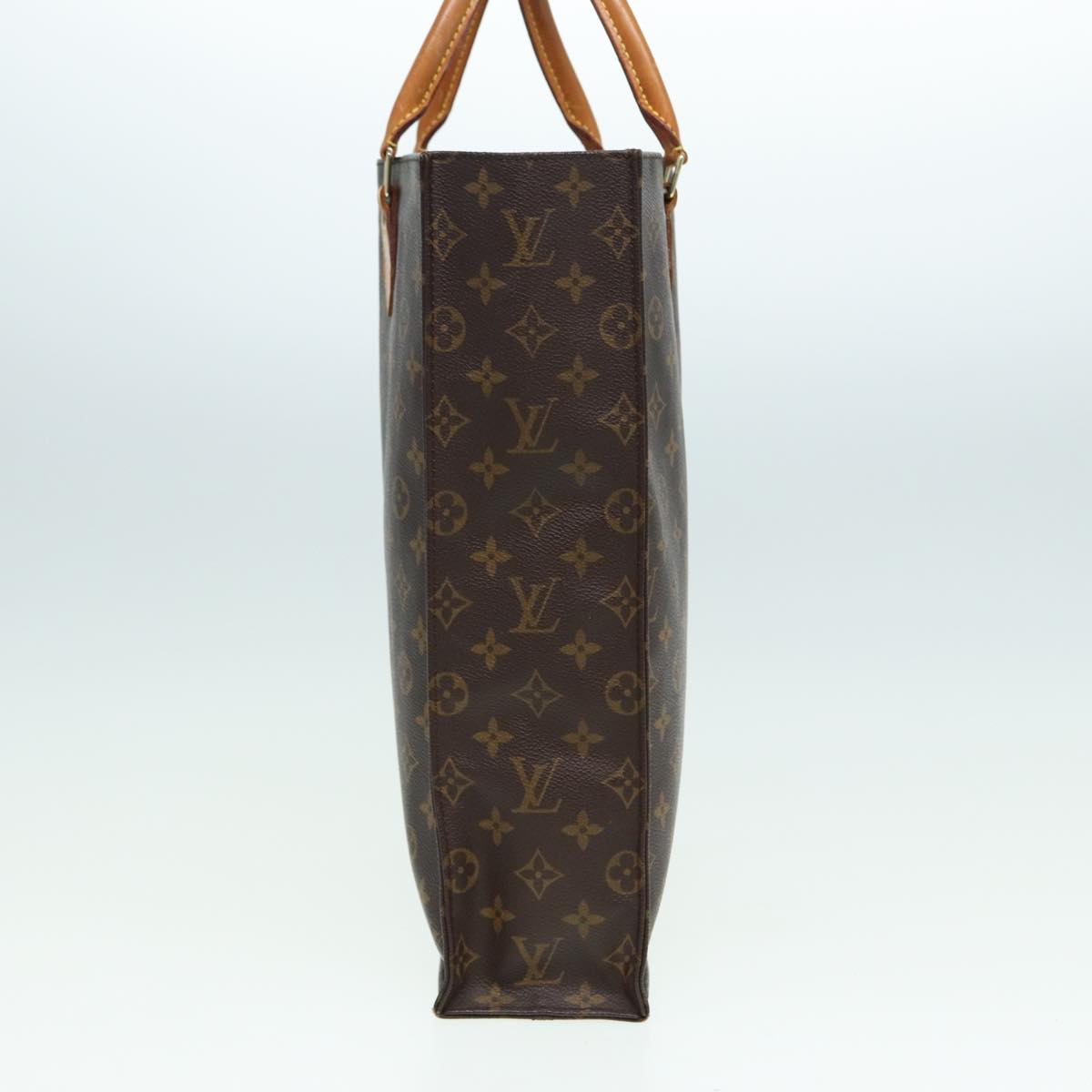 LOUIS VUITTON Monogram Sac Plat Hand Bag M51140 LV 82902