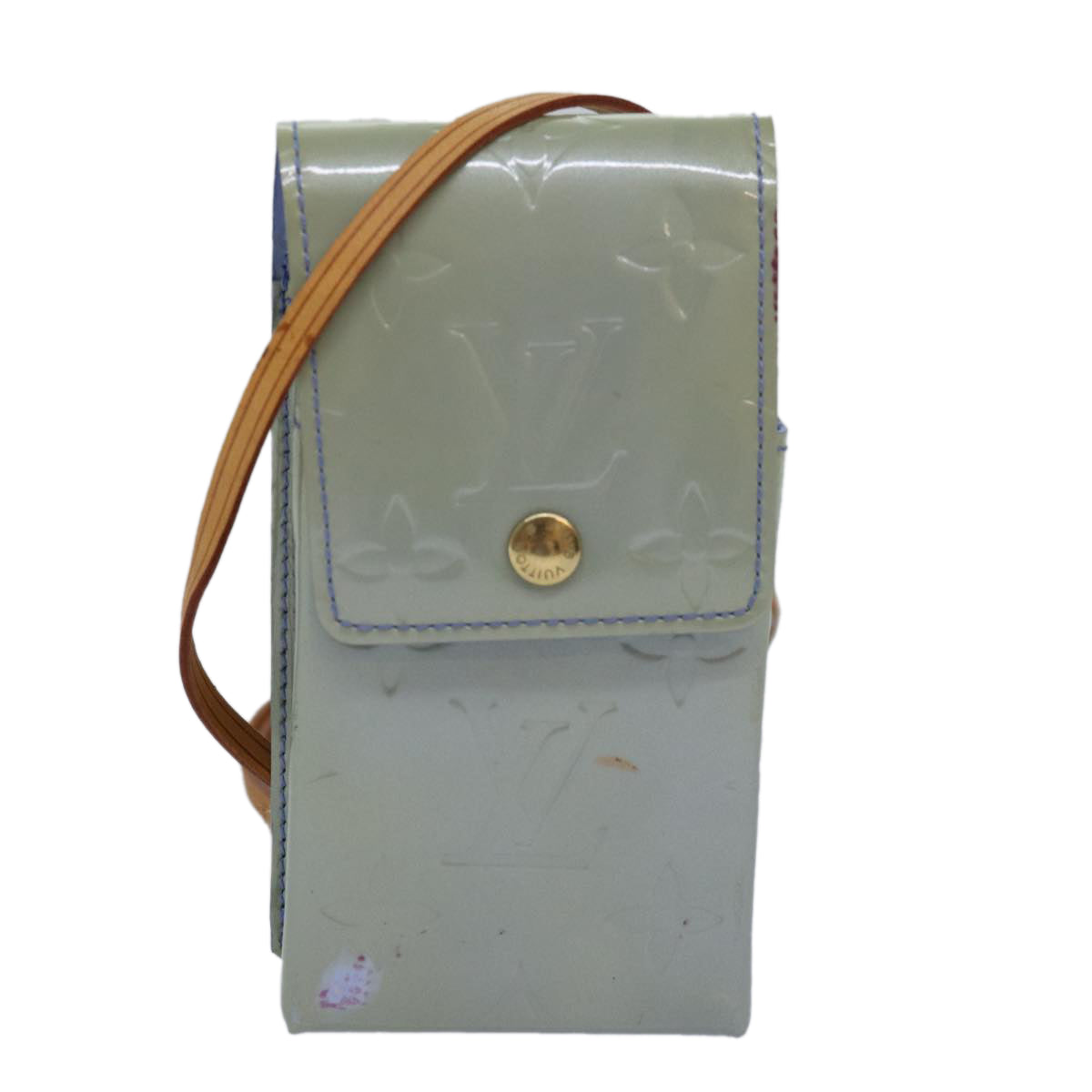 LOUIS VUITTON Monogram Vernis Walker Wallet Lavande LV 82907