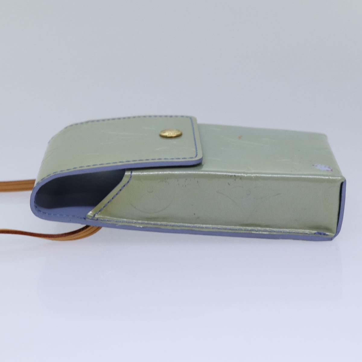 LOUIS VUITTON Monogram Vernis Walker Wallet Lavande LV 82907