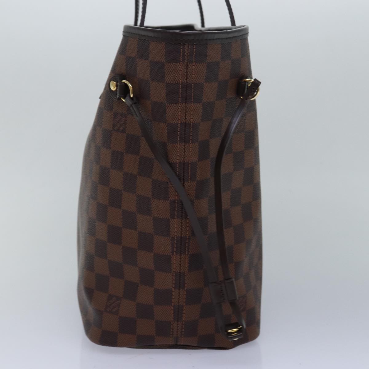 LOUIS VUITTON Damier Ebene Neverfull MM Tote Bag N51105 LV 82932A