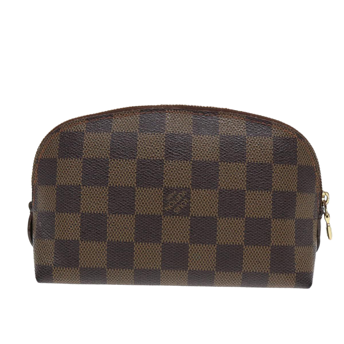 LOUIS VUITTON Damier Ebene Pochette Cosmetic PM Pouch N47516 LV 82977