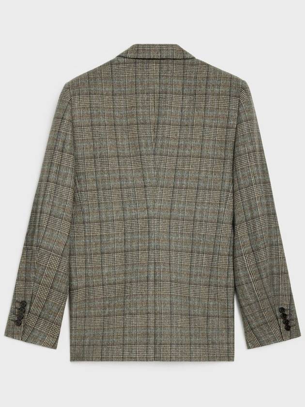 CELINE Prince Of Wales Wool Jacket