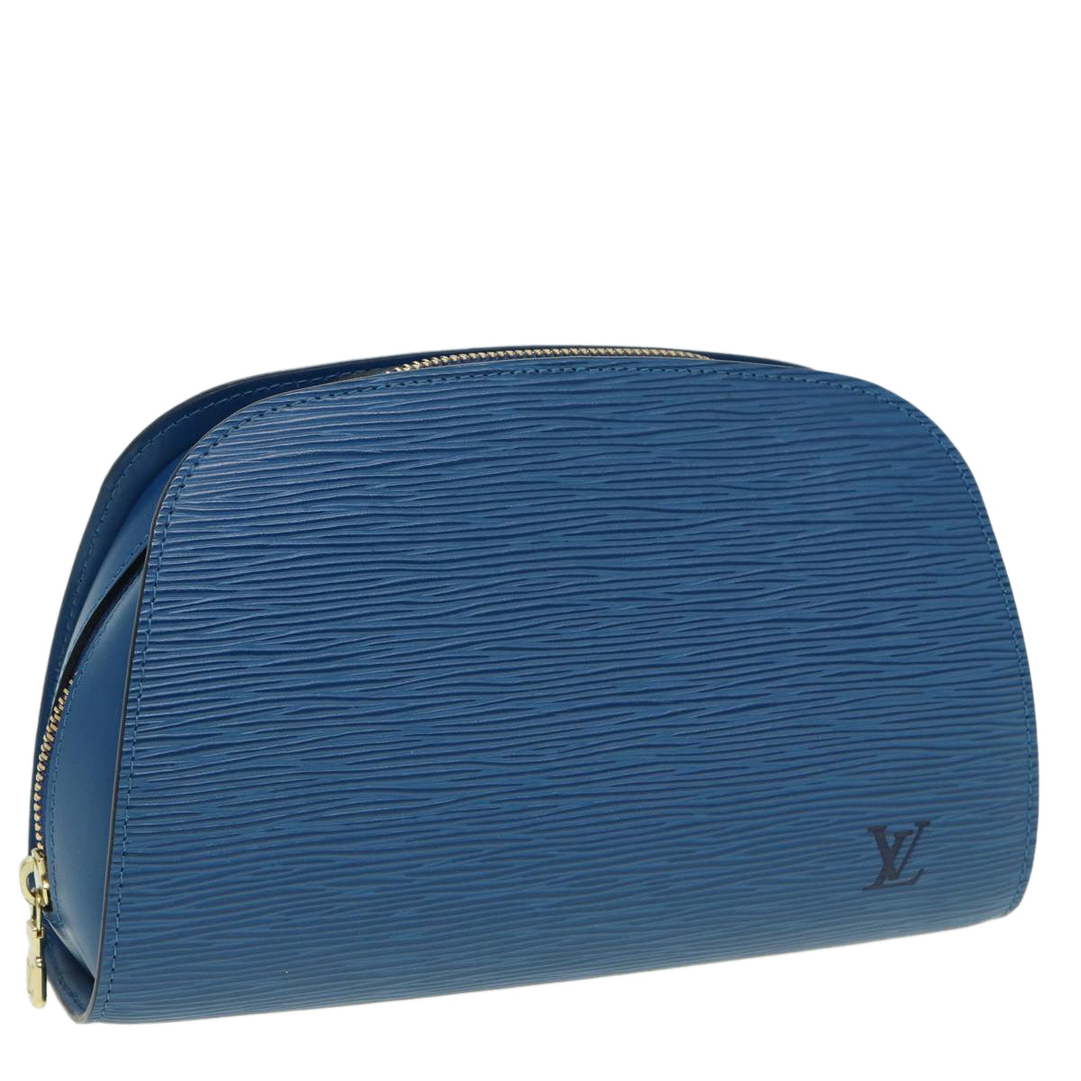 LOUIS VUITTON Epi Dauphine GM Pouch Blue M48435 LV 83030