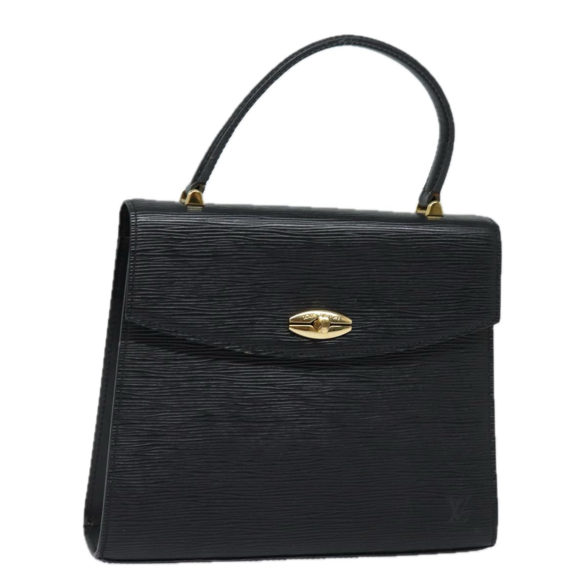 LOUIS VUITTON Epi Malesherbes Hand Bag Black M52372 LV 83032