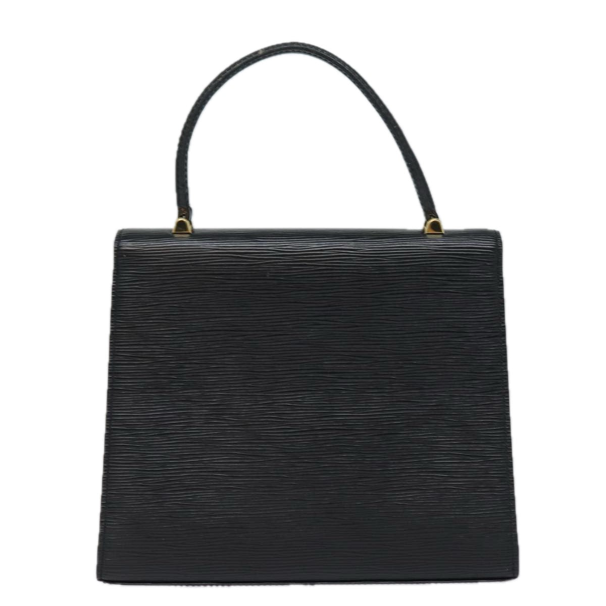 LOUIS VUITTON Epi Malesherbes Hand Bag Black M52372 LV 83032