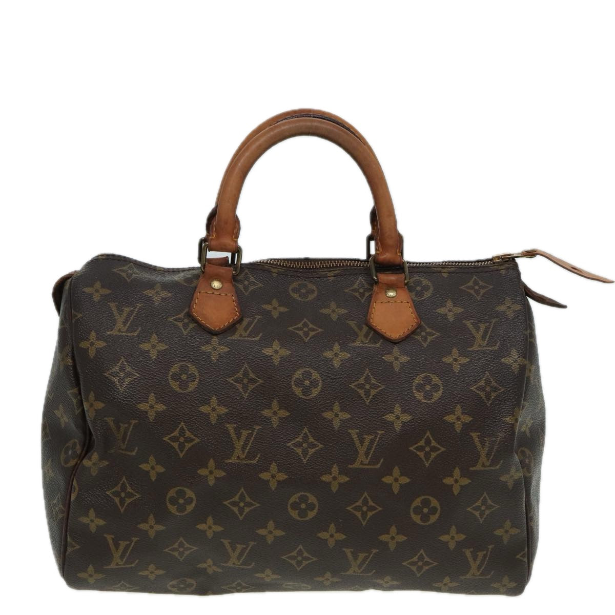 LOUIS VUITTON Monogram Speedy 30 Hand Bag M41526 LV 83077