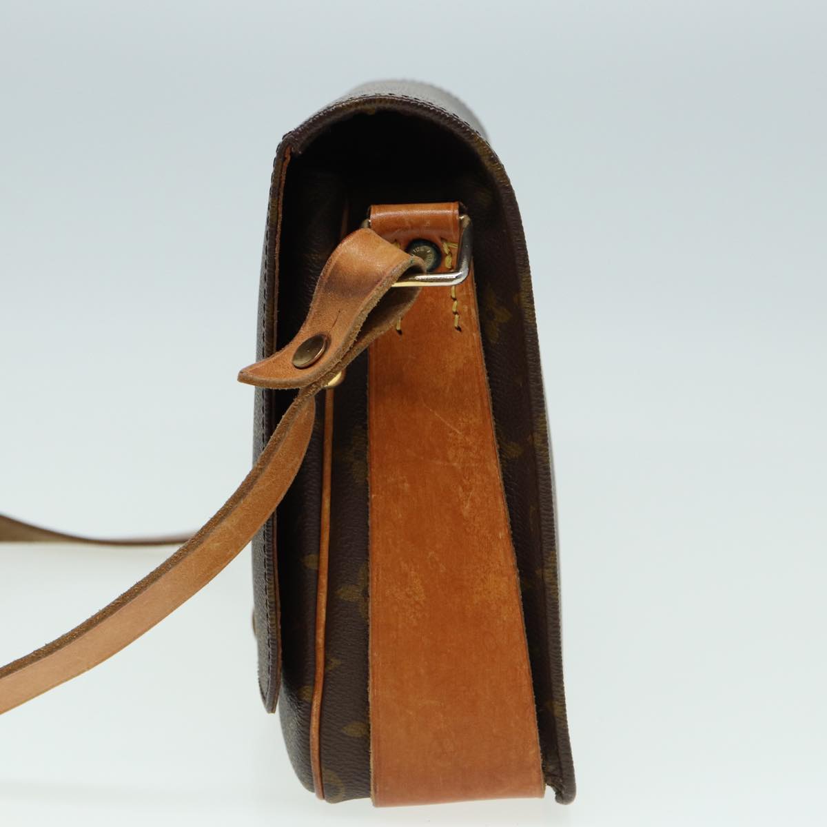 LOUIS VUITTON Monogram Cartouchiere GM Shoulder Bag M51252 LV 83117