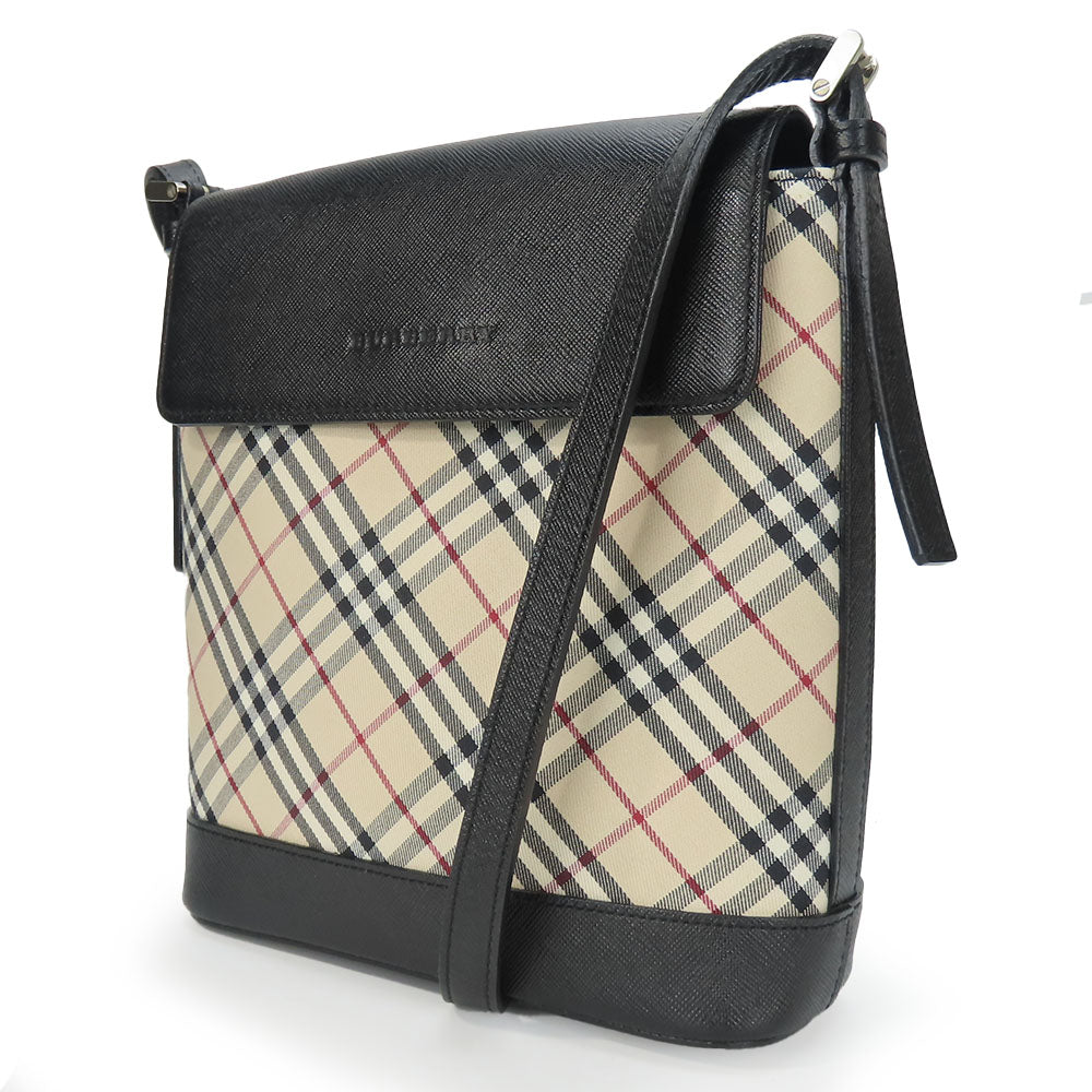 Burberry Canvas Leather Shoulder Bag