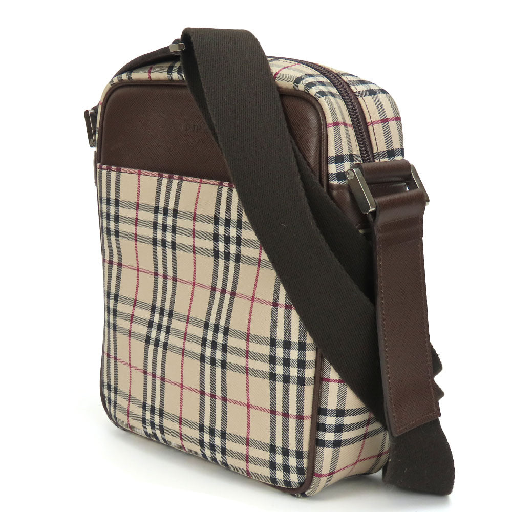 Burberry Canvas Leather Shoulder Bag