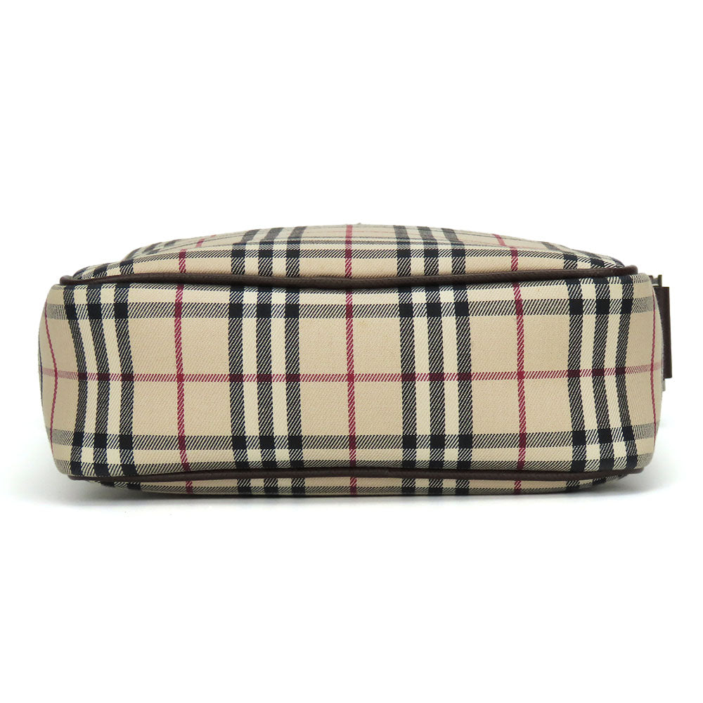 Burberry Canvas Leather Shoulder Bag