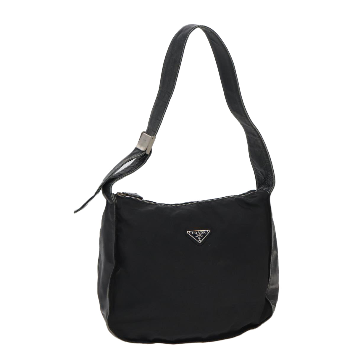 PRADA Shoulder Bag Nylon Black 83226