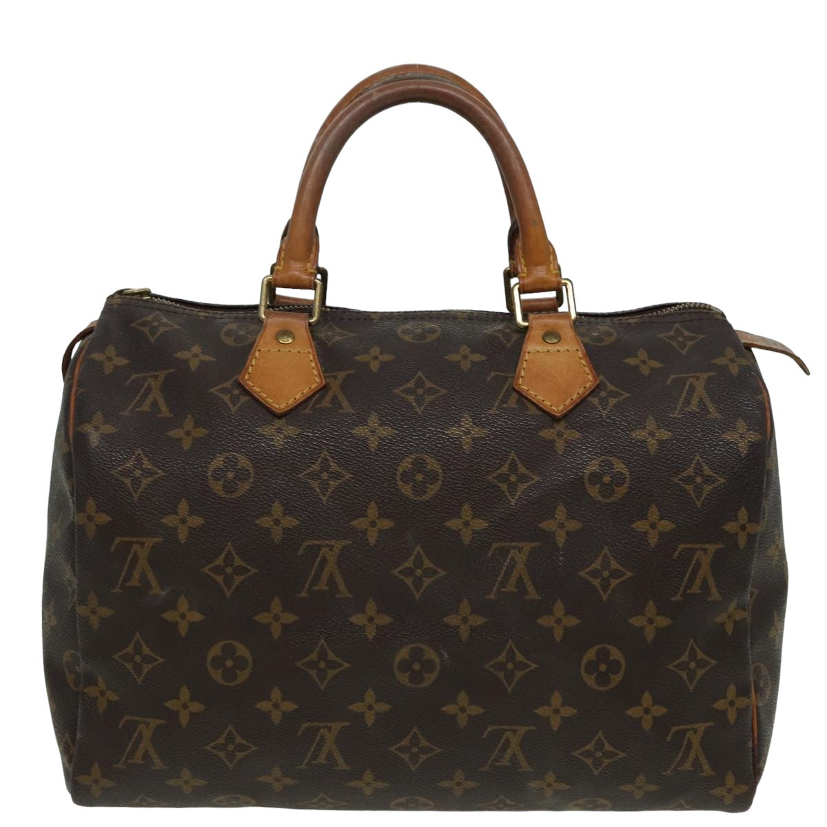 LOUIS VUITTON Monogram Speedy 30 Hand Bag M41526 LV 83267