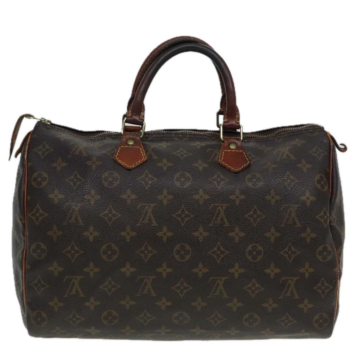 LOUIS VUITTON Monogram Speedy 35 Hand Bag M41524 LV 83321