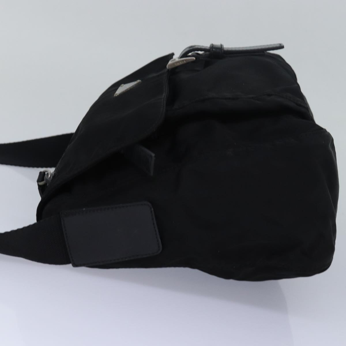 PRADA Shoulder Bag Nylon Black 83389