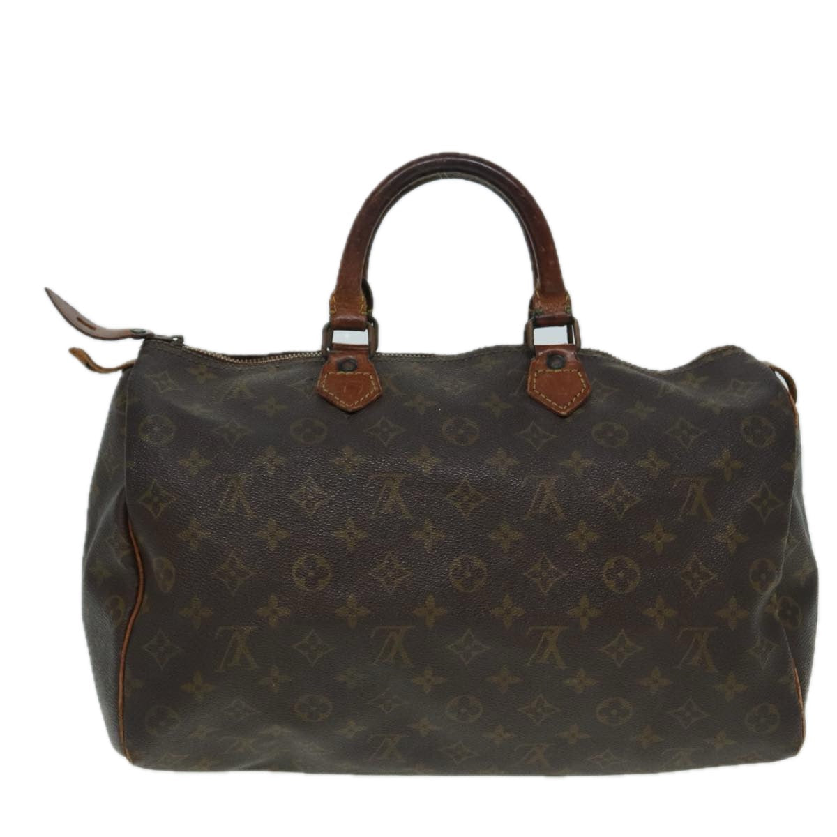 LOUIS VUITTON Monogram Speedy 35 Hand Bag M41524 LV 83394