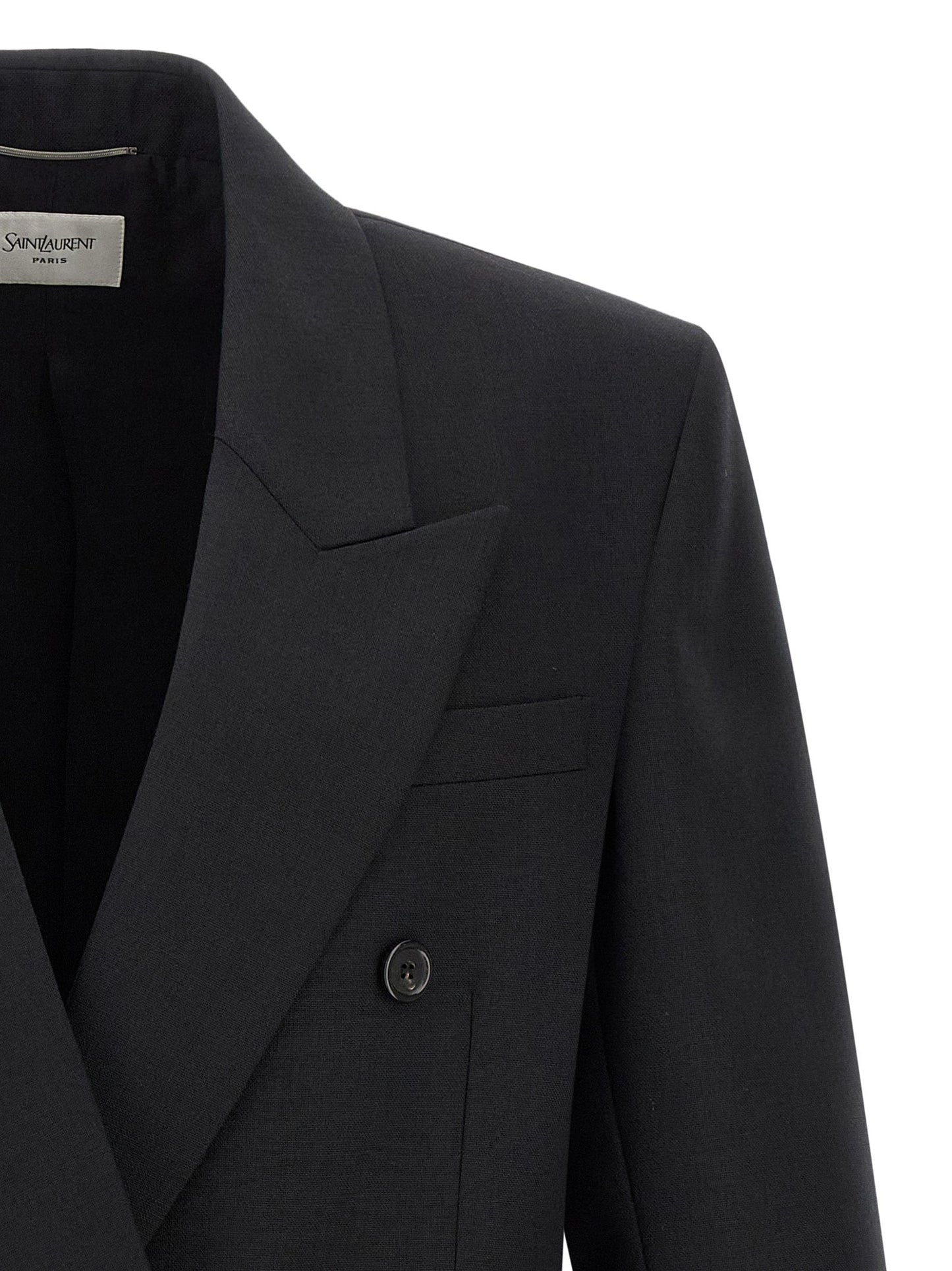 Saint Laurent Men Double-Breasted Blazer
