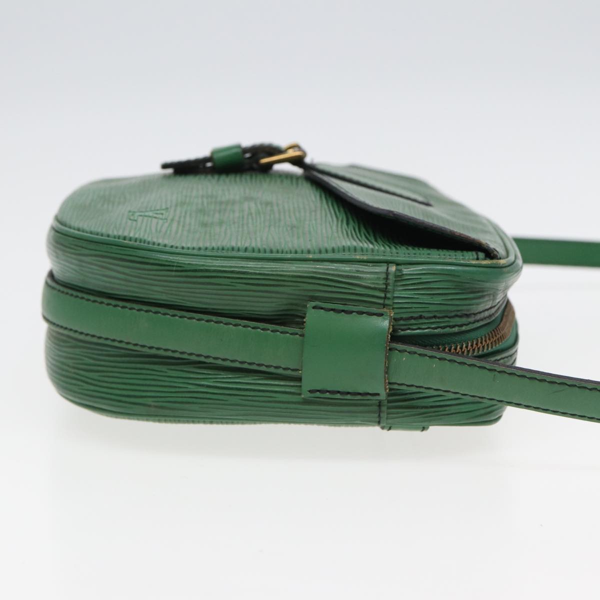 LOUIS VUITTON Epi Jeune Fille MM Shoulder Bag Green M52154 LV 83535