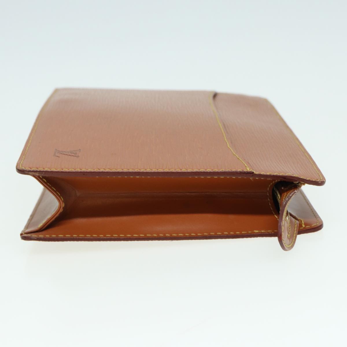 LOUIS VUITTON Epi Pochette Homme Clutch Bag Brown Zipang gold M52528 83787
