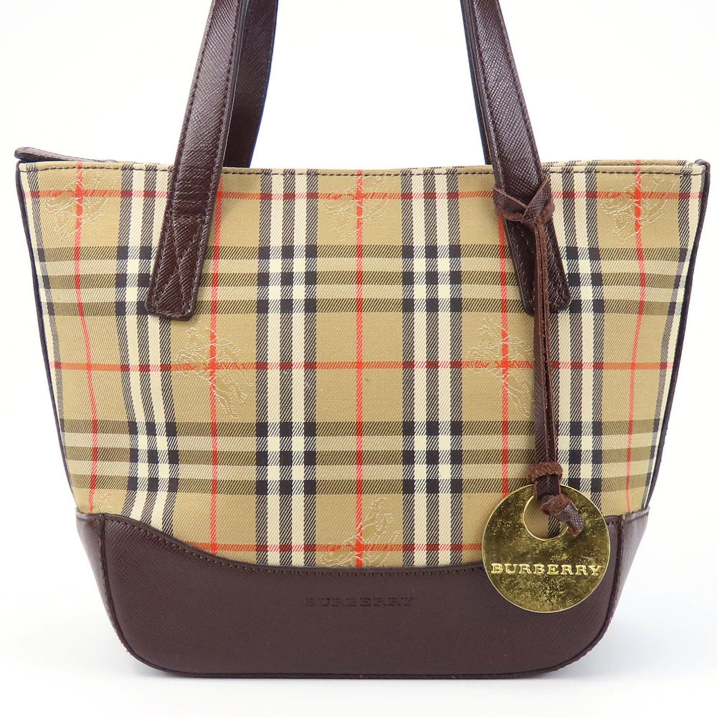 Burberry Canvas Leather Handbag ()