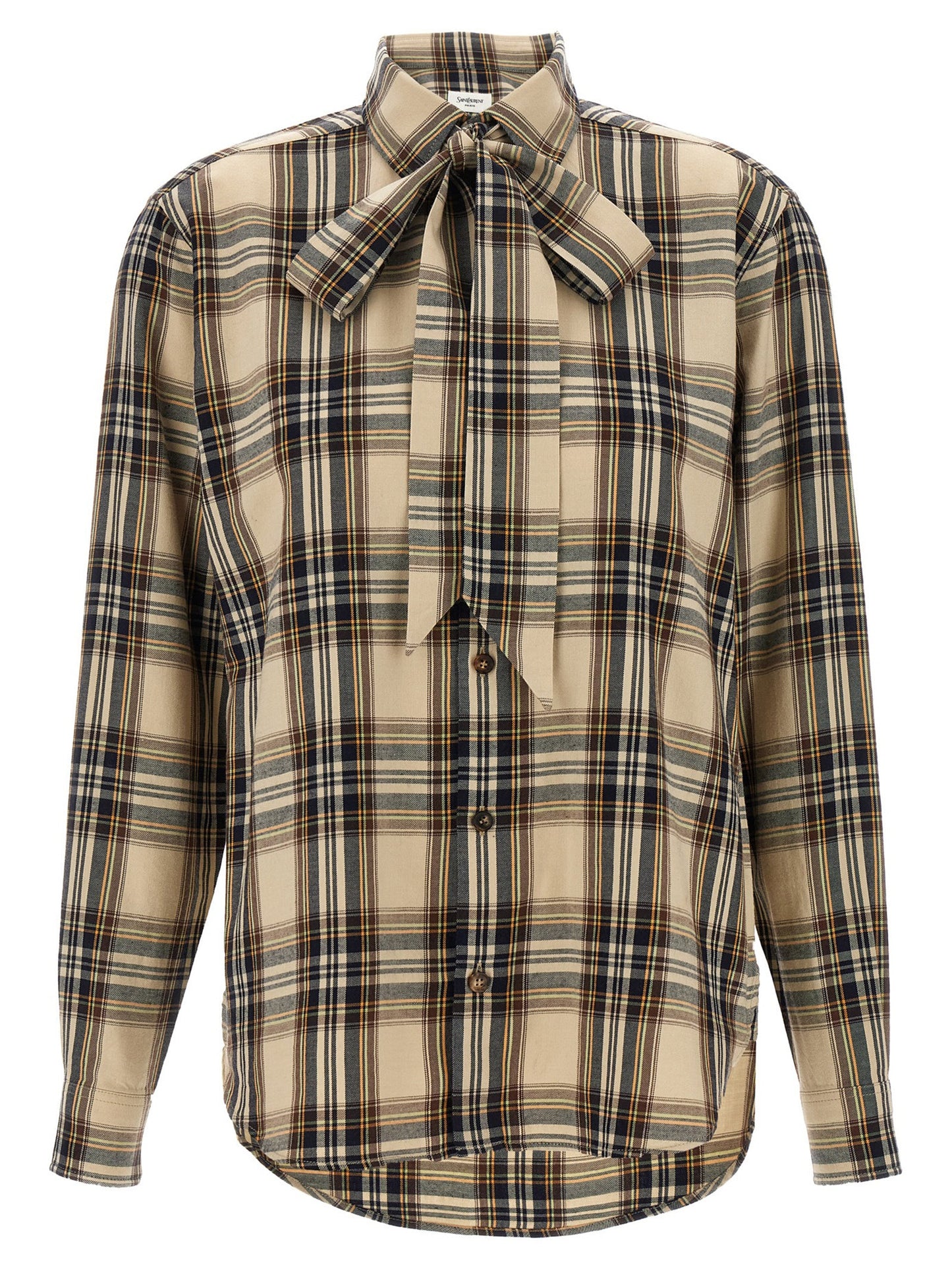 Saint Laurent Women 'Lavallière Cassandre' Shirt