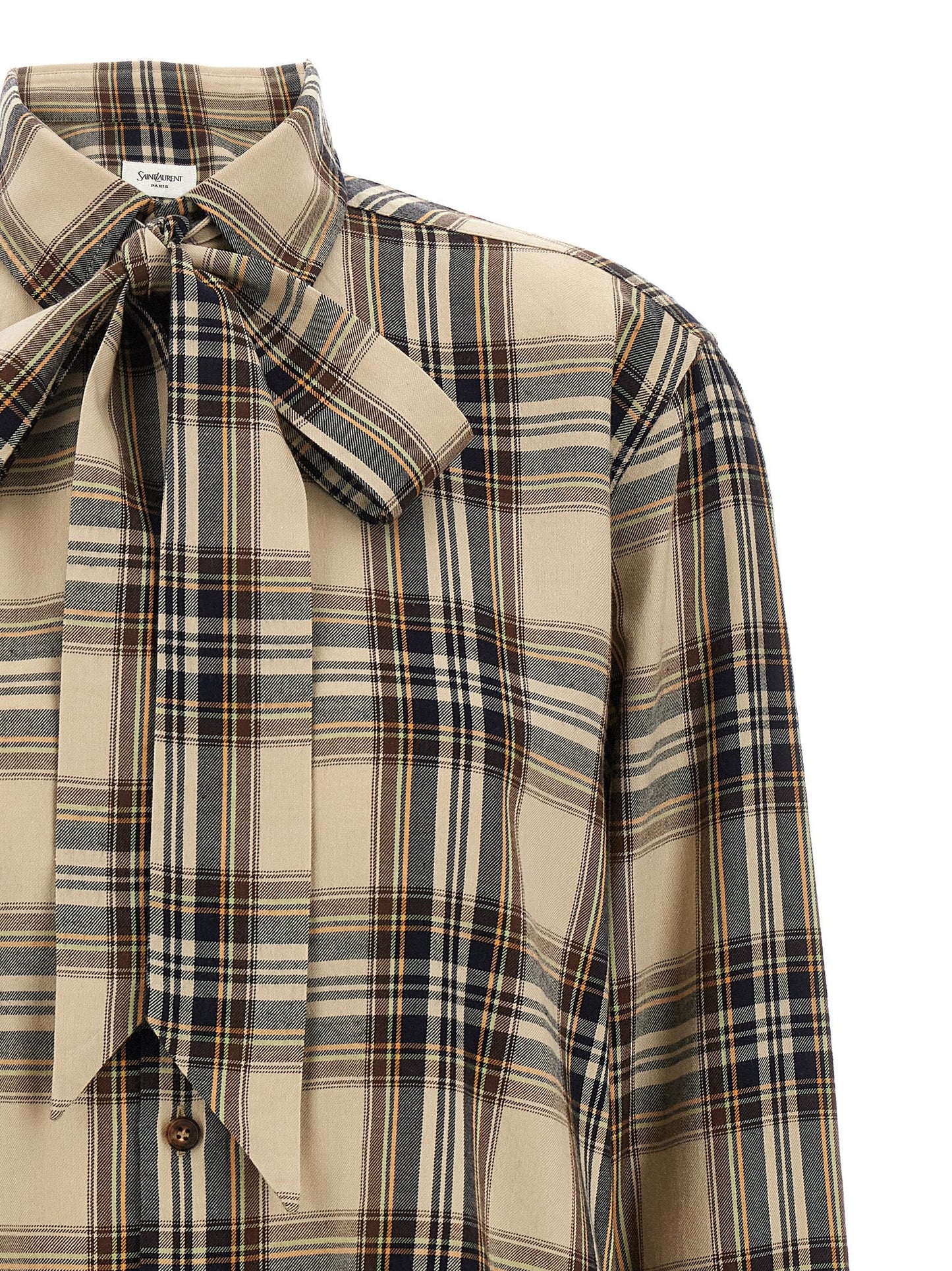 Saint Laurent Women 'Lavallière Cassandre' Shirt