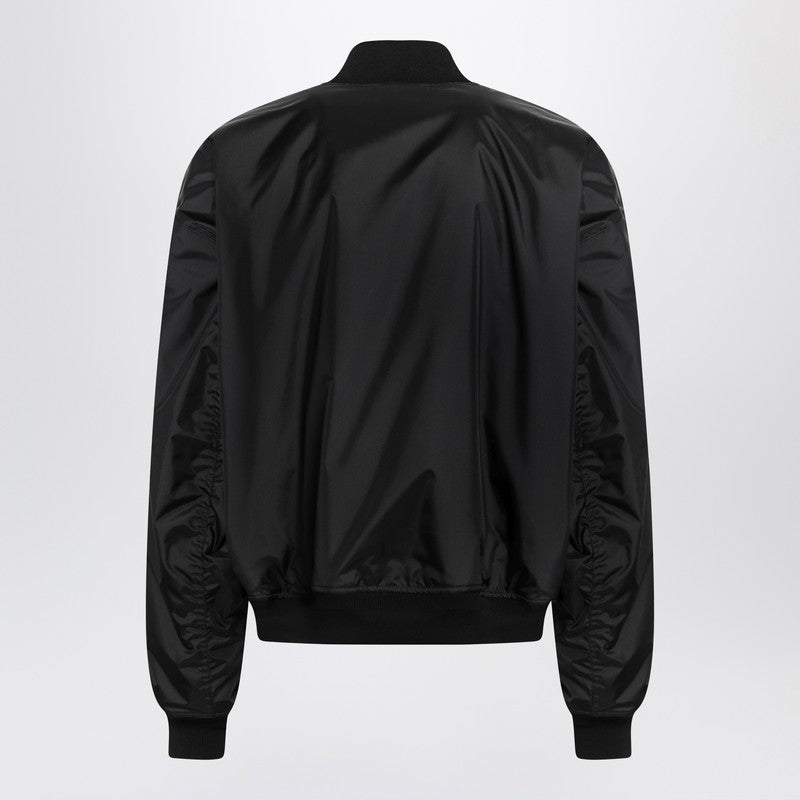 Balenciaga Black Nylon Uniform Merch Large Fit Bomber Men