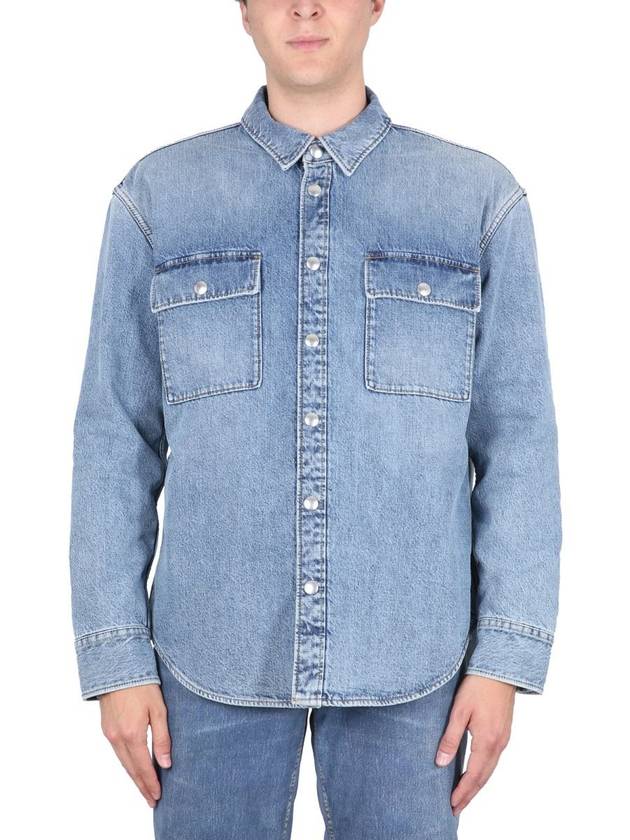 Bottega Veneta 23 fw Denim Shirt 754704V34A04715 B0040378158