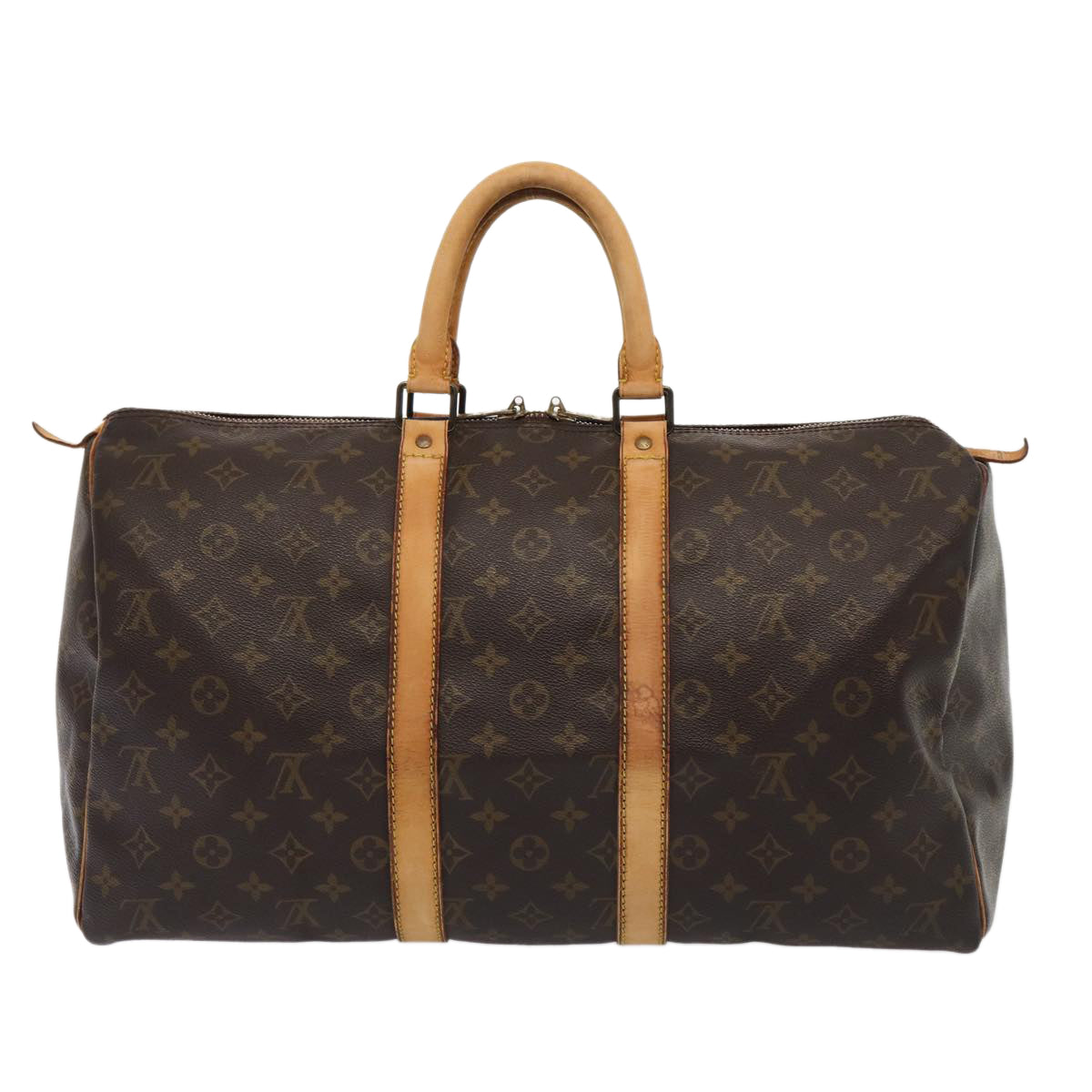 LOUIS VUITTON Monogram Keepall 45 Boston Bag M41428 LV 84014