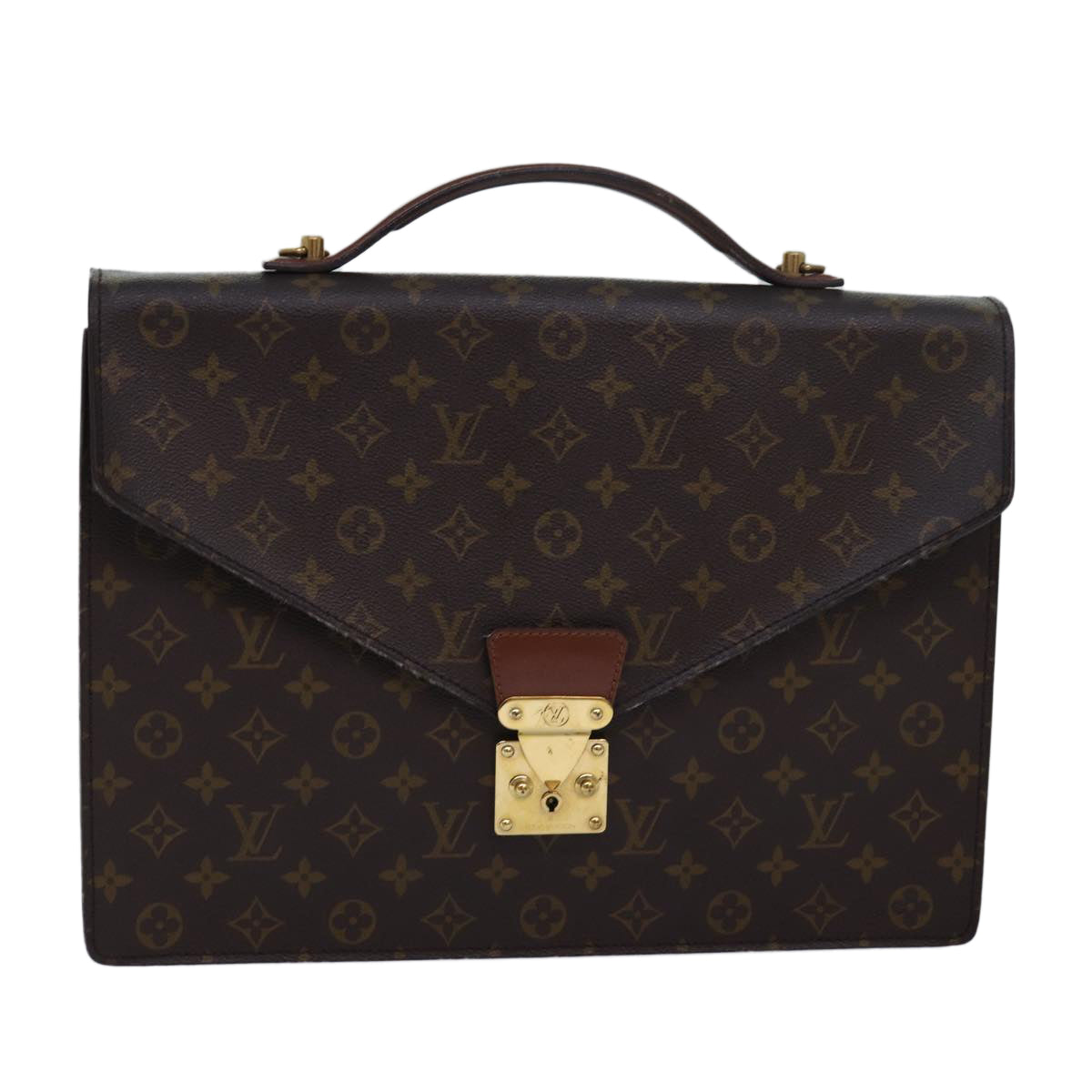 LOUIS VUITTON Monogram PorteDocuments Bandouliere Business Bag M53338 84036