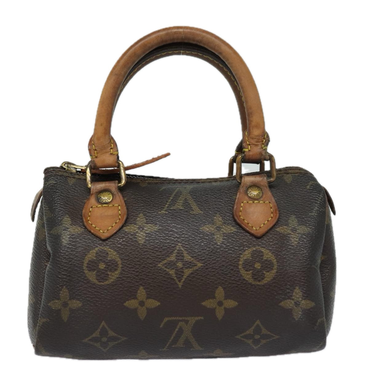LOUIS VUITTON Monogram Mini Speedy Hand Bag M41534 LV 84078
