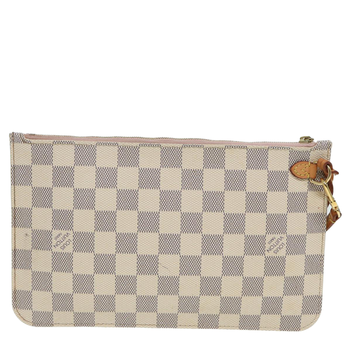 LOUIS VUITTON Damier Azur Neverfull MM Pouch Pouch LV 84121