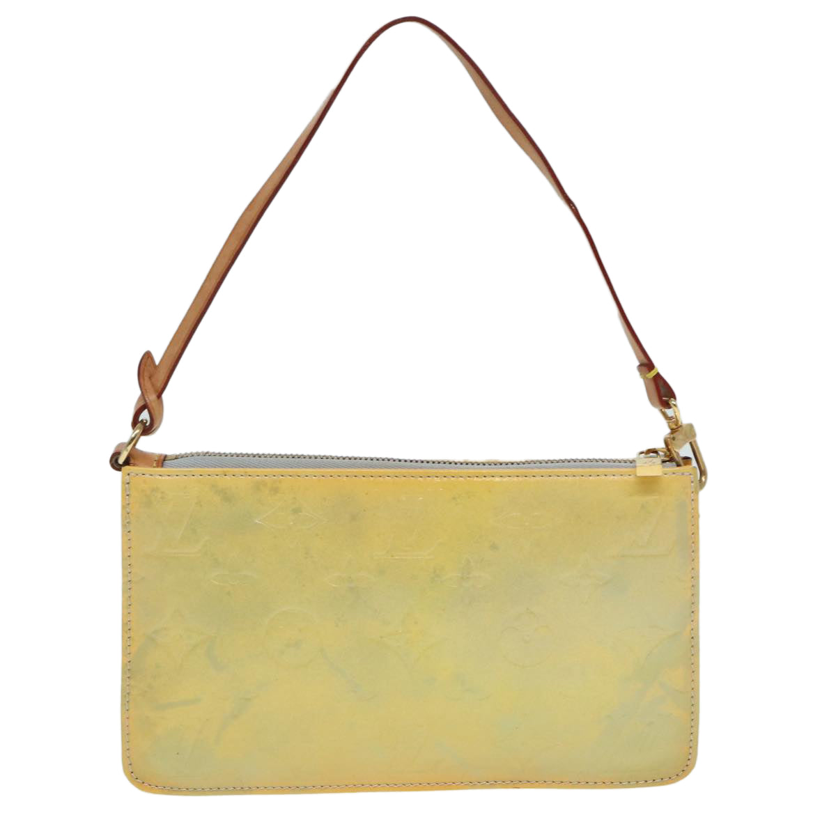 LOUIS VUITTON Monogram Vernis Lexington Accessory Pouch Gris M91056 84127