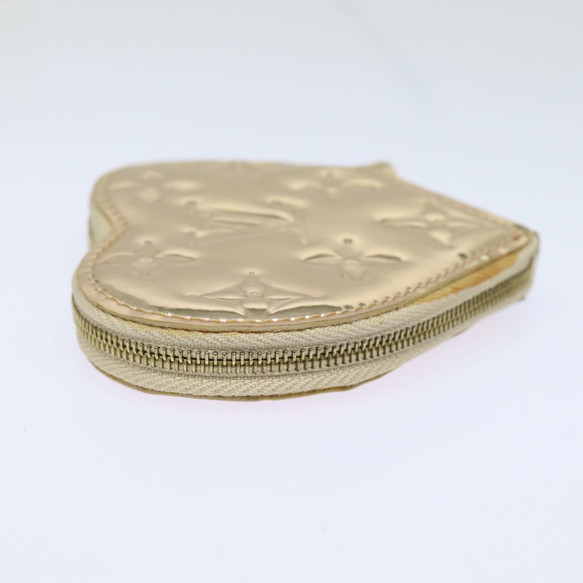 LOUIS VUITTON Monogram Miroir Porte Monnaie Coeur Purse Dore M93567 84185