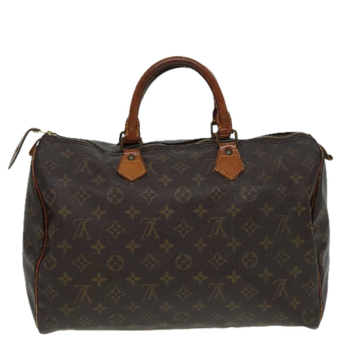 LOUIS VUITTON Monogram Speedy 35 Hand Bag M41524 LV 84193