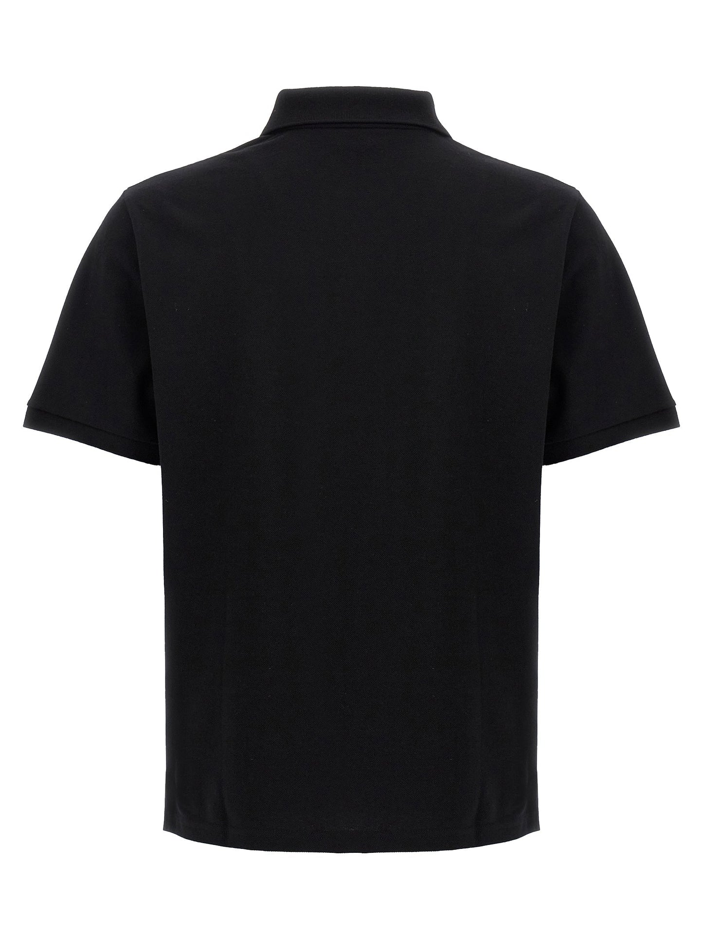 Saint Laurent Men Logo Embroidery Polo Shirt
