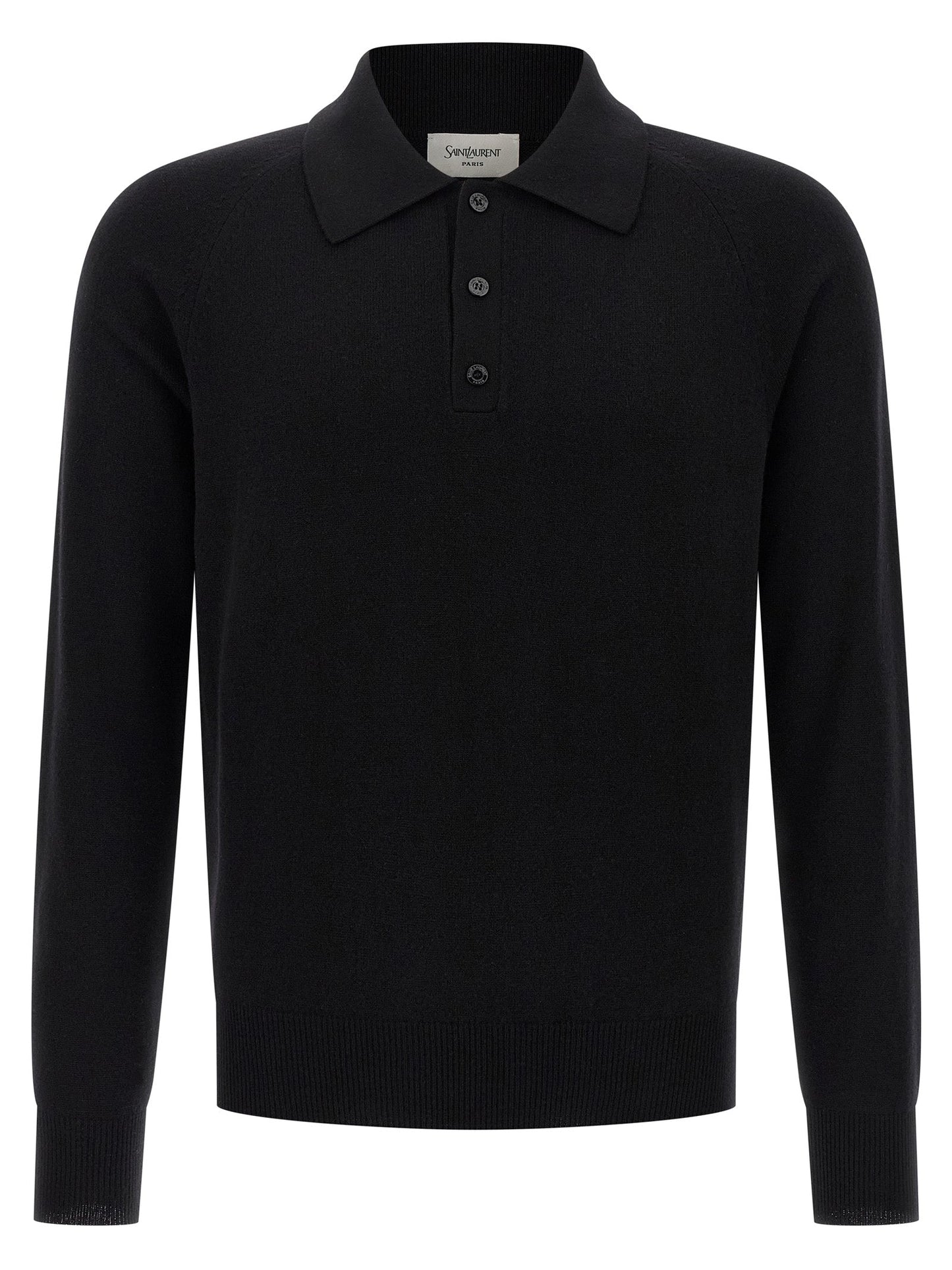 Saint Laurent Men Wool Polo Shirt