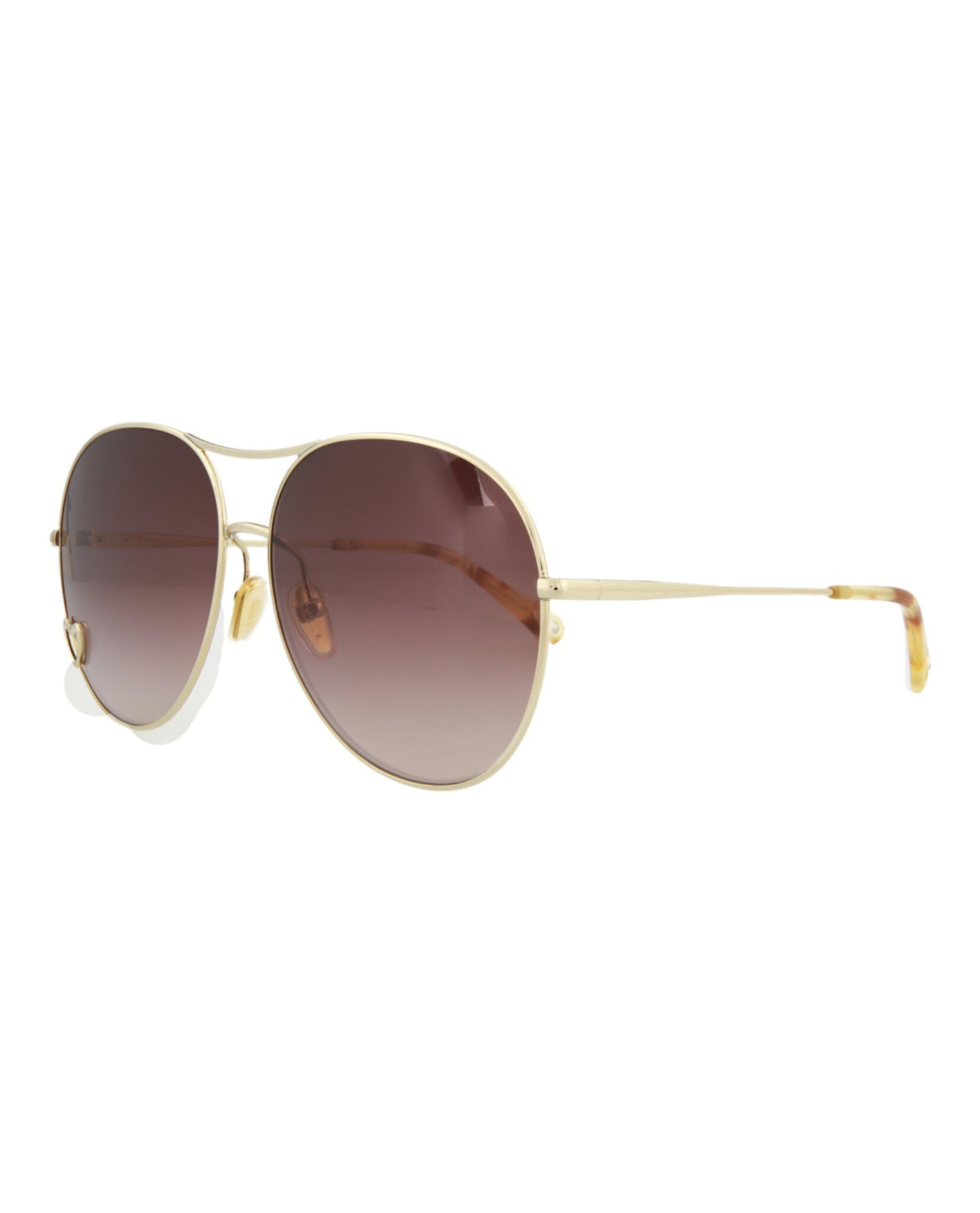 Aviator-Style Metal Sunglasses