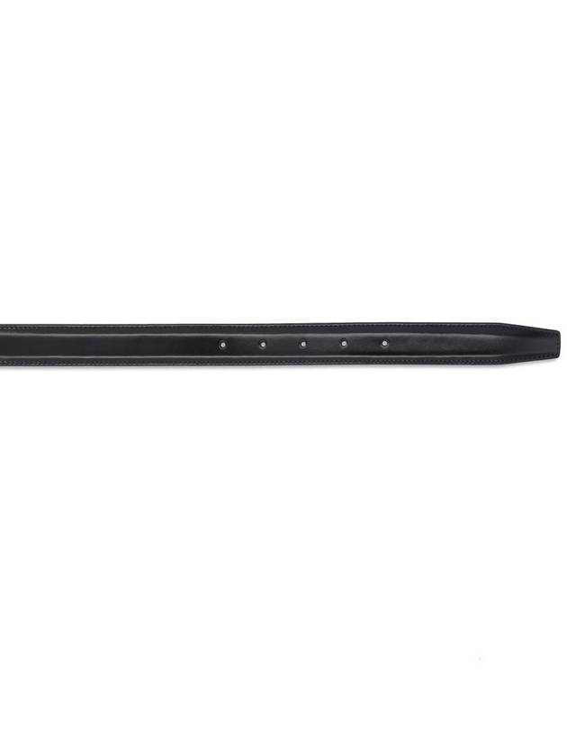 CELINE BC-14 25mm Leather Belt Black