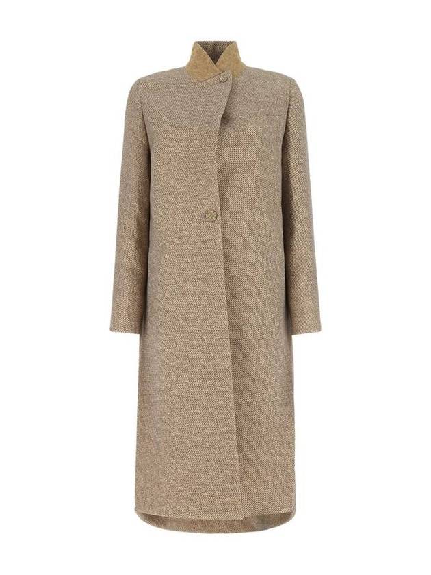 Fendi wool blend single coat